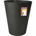 H M S Hefty Wastebasket Black HFT-672075-6